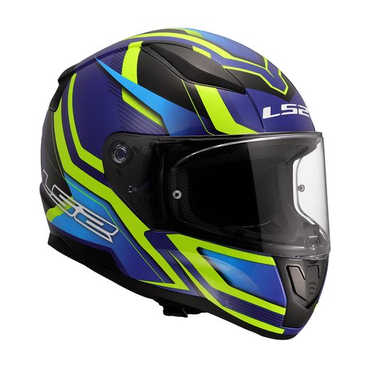 LS2 FF353 RAPID II FLITZ H-VIS YELLOW BLUE-06