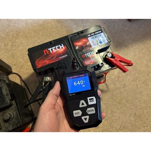 TESTER BATERIÍ, NAPĚTÍ, PROUD, DOBÍJENÍ, 12 V, 7 - 240 AH, GYS DBT 410 - START/STOP