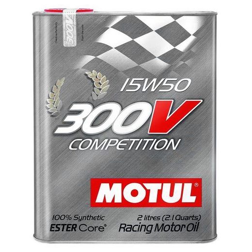 MOTUL 300V COMPETITION 15W-50, 2 L