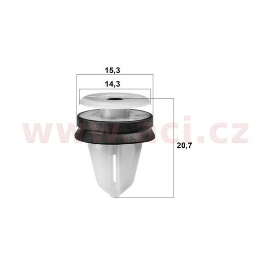 PLASTOVÁ PŘÍCHYTKA (SADA 5 KS)