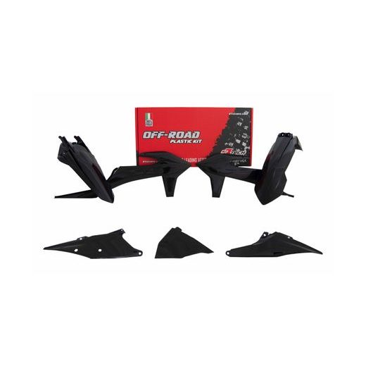 SADA PLASTOV KTM, RTECH (ČIERNA, 5 DIELOV, VR. L KRYTU VZDUCH FILTRA)