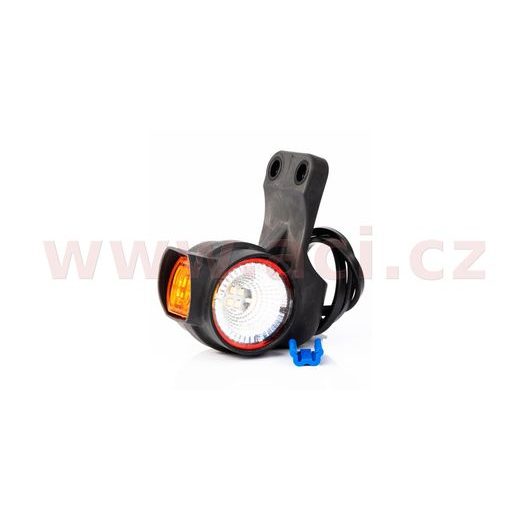 POZIČNÍ SVĚTLO LED (113X86 MM) KOMBINACE 3V1 S GUMOVÝM DRŽÁKEM, KABEL 0,5 M, P