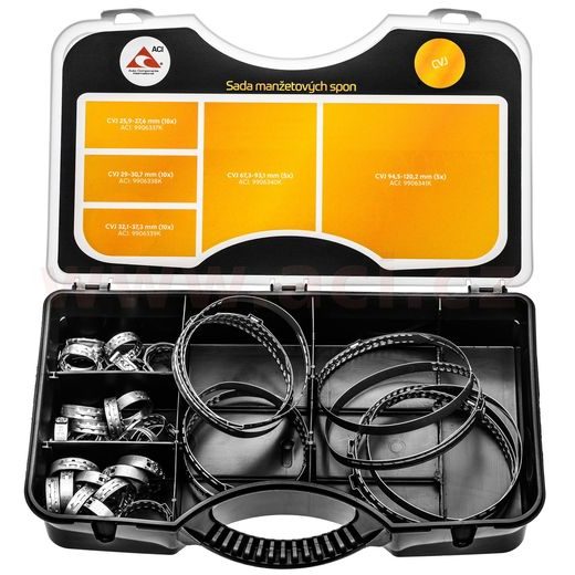 SADA MANŽETOVÝCH SPON (40 KS) OETIKER CVJ