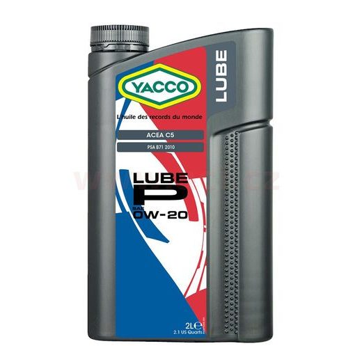 MOTOROVÝ OLEJ YACCO LUBE P 0W20, 2 L