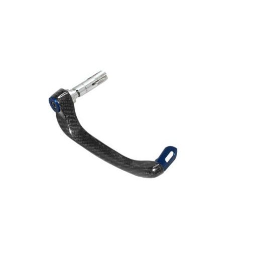 LEVER GUARD ACCOSSATO "ULTRA-LIGHT" DE011 WITH GREEN EYELET AND INSERT RIGHT, CARBON