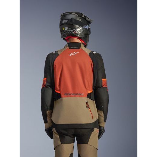 BUNDA ANDES V4 DRYSTAR, ALPINESTARS (SVETLE HNĚDÁ/TMAVĚ ORANŽOVÁ/ČERNÁ) 2026