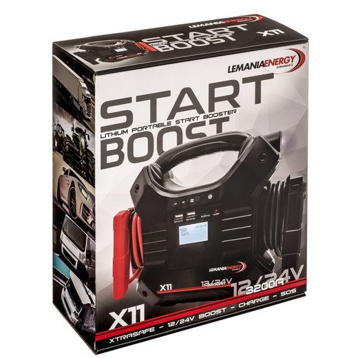 STARTOVACÍ LITHIUM BOOSTER X11 12/24V LEMANIA ENERGY