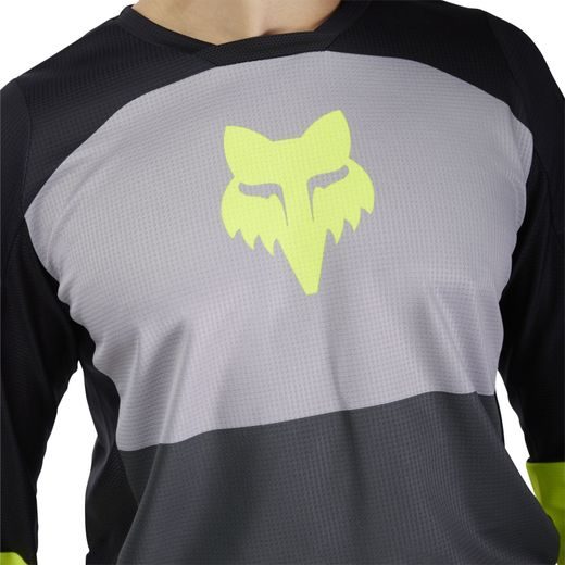 FOX 180 FLOW JERSEY - BLACK/YELLOW