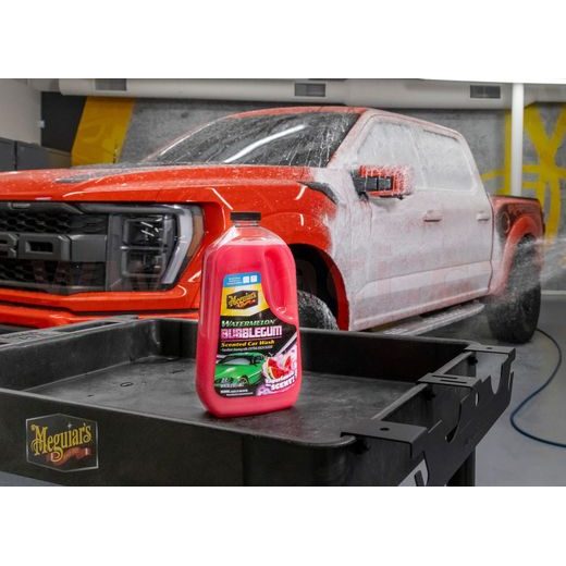 MEGUIAR'S WATERMELON BUBBLEGUM WASH - VYSOKO PĚNIVÝ AUTOŠAMPON S VÔŇOU MELOUNOVÉ ŽVÝKAČKY, 1,89 L
