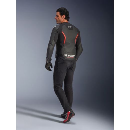 BUNDA GP FORCE V2 AIRFLOW, ALPINESTARS (ČERNÁ/ČERVENÁ FLUO/BÍLÁ) 2026
