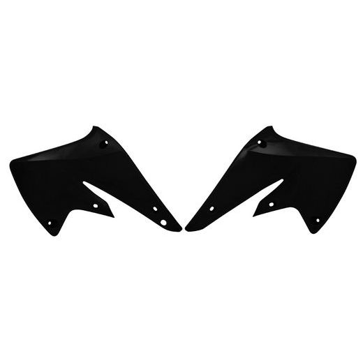 SPOJLERY CHLADIČA KAWASAKI, RTECH (ČIERNE, PÁR)