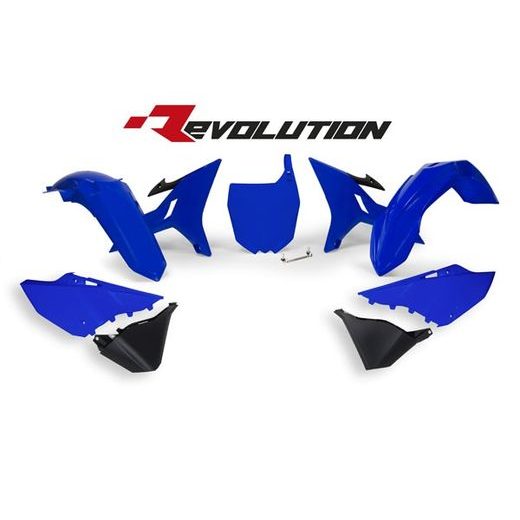 SADA PLASTOV YAMAHA, RTECH (MODRO-ČIERNA, 6 DIELOV)