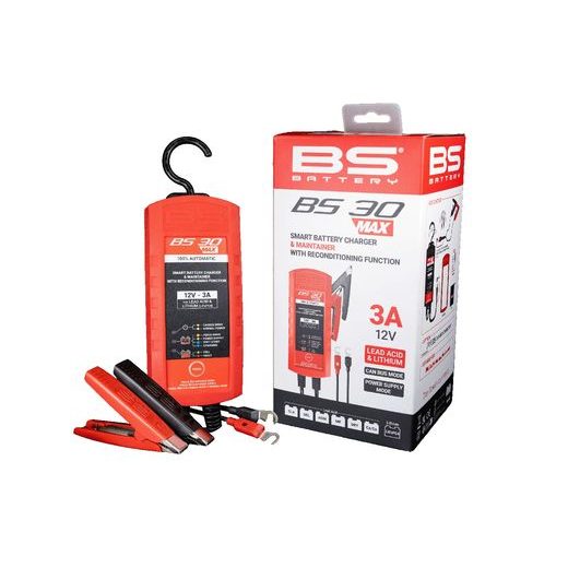 NABÍJAČKA AKUMULÁTOROV BS-BATTERY SMART BS30MAX (VHODNÉ AJ PRE LÍTIUM) 12V 3A