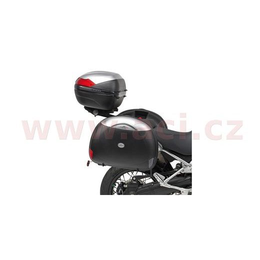 MONOKEY TOPCASE - 47L, KAPPA (ČIERNY S ČERVENÝMI ODRAZKAMI)