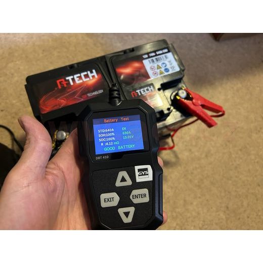 TESTER BATERIÍ, NAPĚTÍ, PROUD, DOBÍJENÍ, 12 V, 7 - 240 AH, GYS DBT 410 - START/STOP