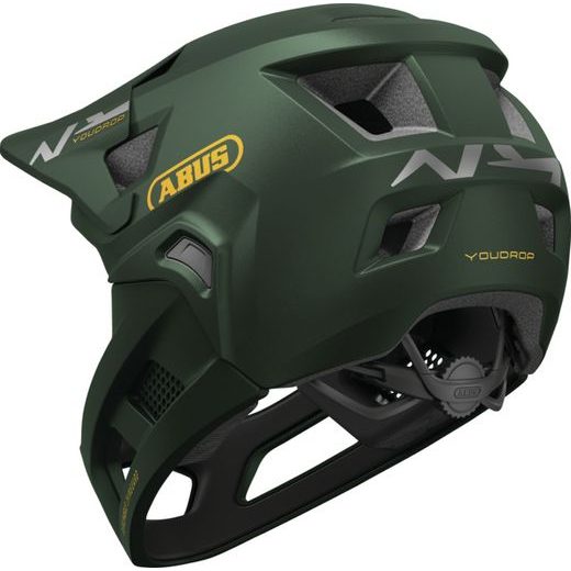 CYKLO PŘILBA YOUDROP FF MOSS GREEN, ABUS DĚTSKÁ (ZELENÁ)