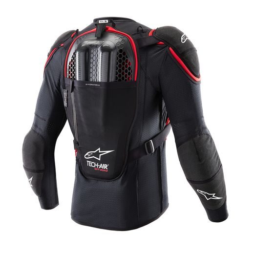AIRBAGOVÁ VESTA TECH-AIR®OFF-ROAD SYSTEM, ALPINESTARS (ČERNÁ/ČERVENÁ) 2026