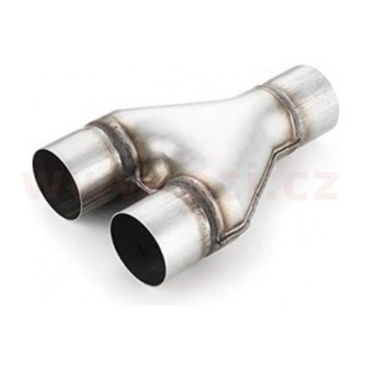 UNIVERZÁLNÍ ROZDVOJOVACÍ TRUBKA VÝFUKU TVARU Y, VNITŘNÍ PRŮMĚR 55MM NEREZ