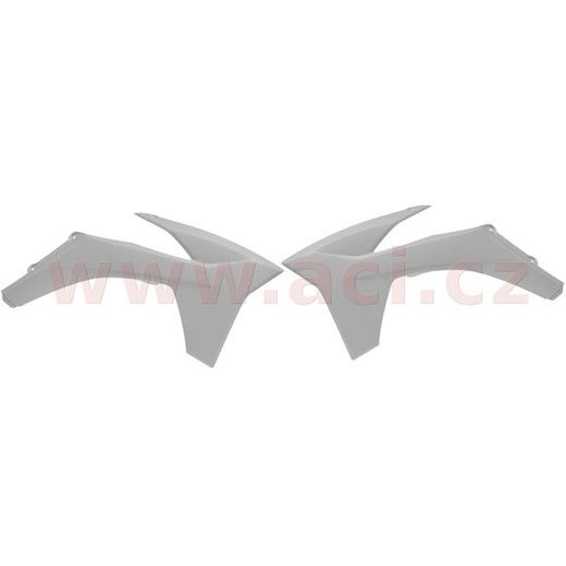 SADA PLASTOV KTM, RTECH (BIELO-ČIERNA, 6 DIELOV, VR. KRYTOV VZDUCH FILTRA)