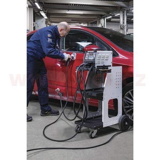 SPOTOVAČKA, BODOVACÍ STROJ GYSPOT EXPERT 230, S MANUÁLNÍ I AUTOMATICKOU PISTOLÍ