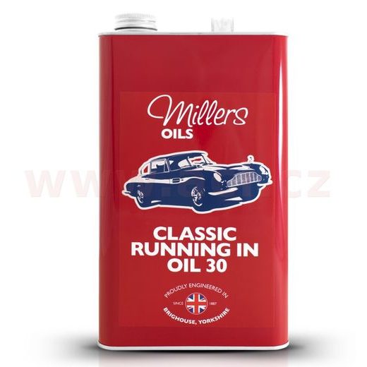 MILLERS OILS MOTOROVÝ OLEJ PRE VJAZDE MOTOROV VETERÁNŮ CLASSIC RUNNING IN OIL 5L