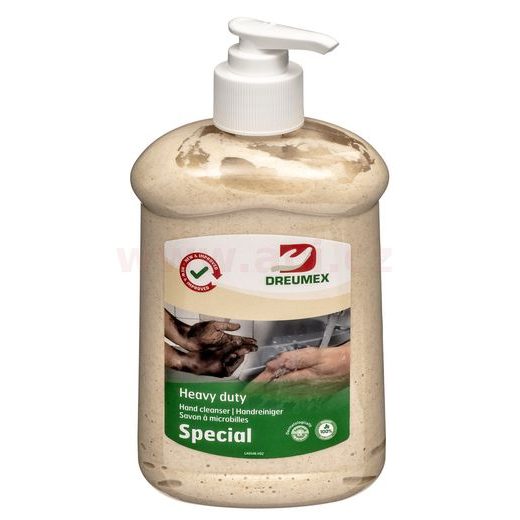 DREUMEX SPECIAL ČISTICÍ PASTA NA RUCE - BÍLÁ 0,5 L (S DÁVKOVAČEM)
