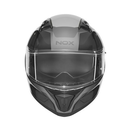 PRILBA N402 MENTOR, NOX (ČIERNA, STRIEBORNÁ) 2026