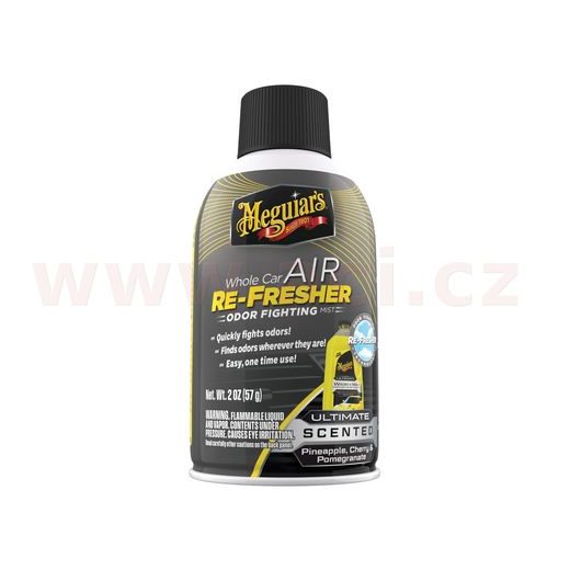 MEGUIAR'S AIR RE-FRESHER ODOR ELIMINATOR, ULTIMATE POHLCOVAČ PACHŮ + OSVIEŽOVAČ VZDUCHU, VÔNE ULTIMATE 57 G