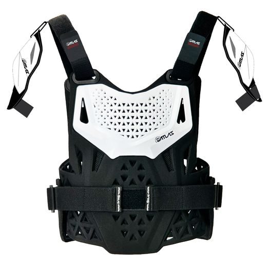 CHRÁNIČ HRUDNÍKU + RAMENÁ ATLAS CHARGER PEEWEE CE L1, PŘEDŠKOLÁK (BIELA) FIM