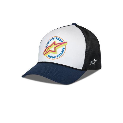 ŠILTOVKA AORBIT TRUCKER, ALPINESTARS (BÍLÁ/MODRÁ/ČERNÁ)