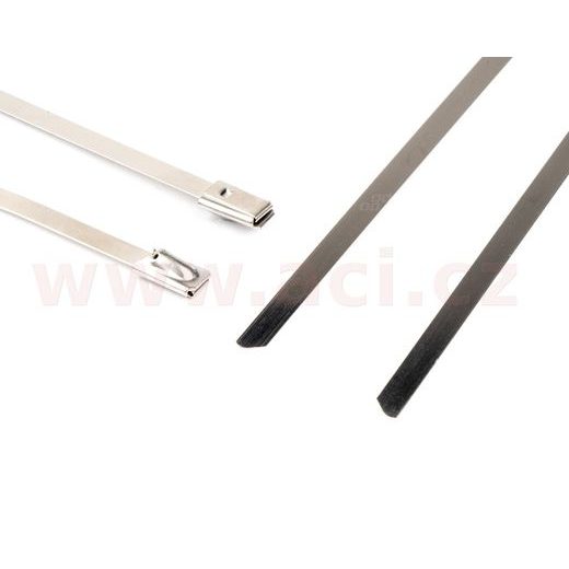 STAHOVACÍ PÁSKA NEREZOVÁ 4,6X400 MM (SADA 100 KS)