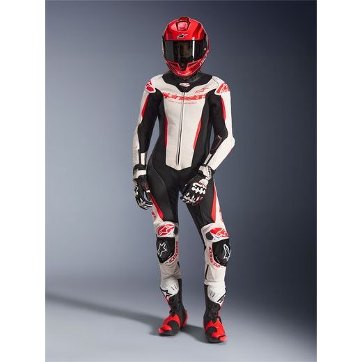 JEDNODIELNA KOMBINÉZA STELLA GP-R7, ALPINESTARS, DÁMSKE (BÍLÁ/ČERVENÁ FLUO/ČERNÁ) 2026