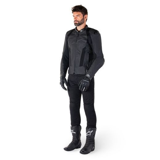 BUNDA MISSILE 3 AIRFLOW, ALPINESTARS (ČERNÁ/ČERNÁ) 2026