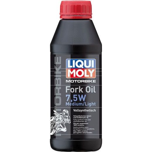 LIQUI MOLY MOTORBIKE FORK OIL 7,5W MEDIUM/LIGHT - OLEJ DO TLMIČOV PRE MOTOCYKLE - STREDNÝ/ ĽAHKÝ 500 ML