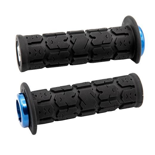 ODI GRIPS ROGUE ATV LOCK-ON V2.1, 125 MM, BLACK/BLUE CLAMPS