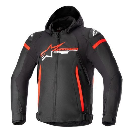 BUNDA ZACA WATERPROOF, ALPINESTARS (ČERNÁ/ČERVENÁ/BÍLÁ) 2026