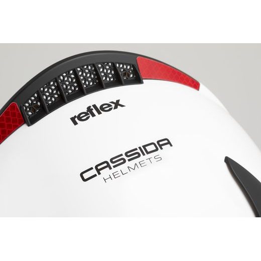 PRILBA REFLEX 2.0 SOLID, CASSIDA (BÍLÁ/ČERNÁ) 2026