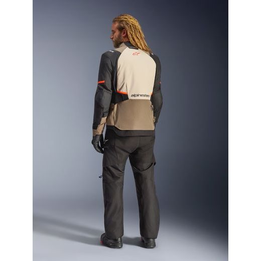 BUNDA ANDES V4 DRYSTAR, ALPINESTARS (KRÉMOVÁ/SVĚTLE HNĚDÁ/ČERNÁ/ORANŽOVÁ FLUO) 2026