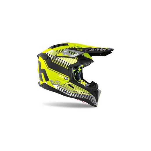 PRILBA AVIATOR 3.0 WAVE, AIROH (MATNÁ ŽLTÁ) 2022