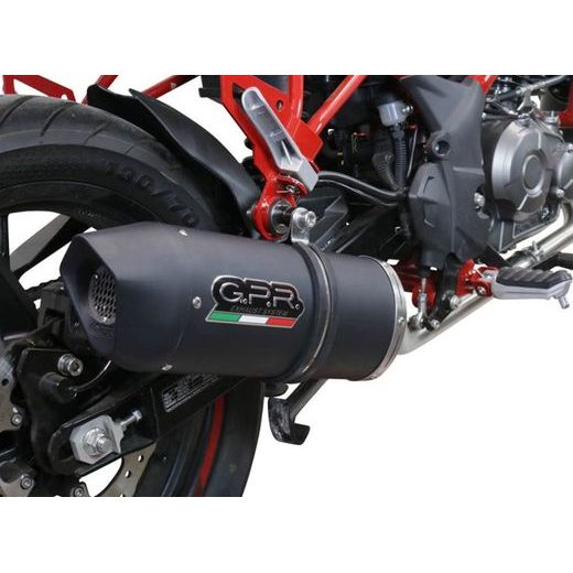 VÝFUK KOMPLETNÝ GPR FURORE EVO4 NERO E5.CO.Y.230.1.CAT.FNE5 MATTE BLACK INCLUDING REMOVABLE DB KILLER AND CATALYST