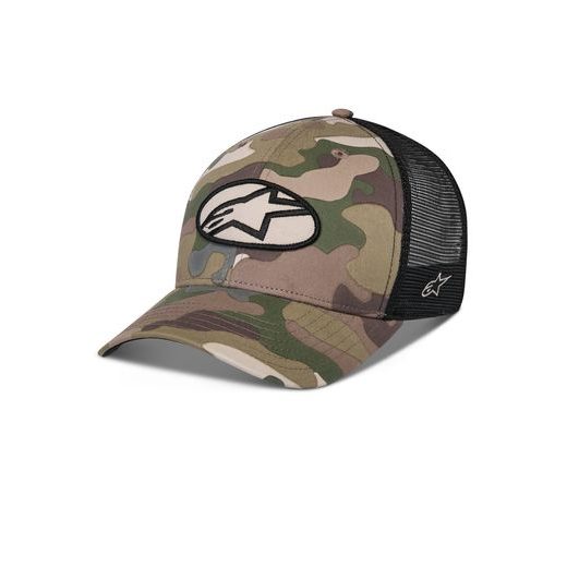 ŠILTOVKA OBLIQUE CAMO TRUCKER, ALPINESTARS (ZELENÁ CAMO/ČERNÁ)