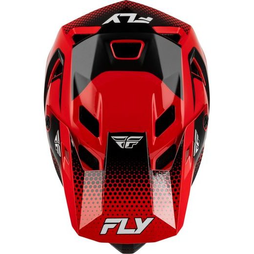 PŘILBA RAYCE SONAR, FLY RACING - USA, DĚTSKÁ (ČERVENÁ/ČERNÁ/BÍLÁ)