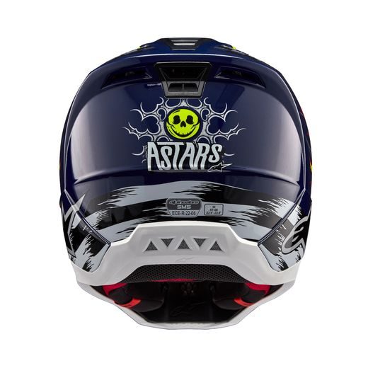 PRILBA S-M5 RASH, ALPINESTARS (TMAVO MODRÁ/ŽLUTÁ FLUO) 2026