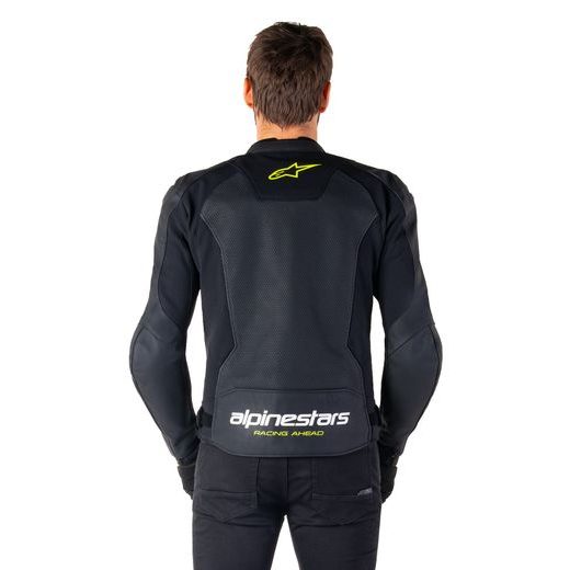 BUNDA FASTER 3 AIRFLOW, ALPINESTARS (ČERNÁ/BÍLÁ/ŽLUTÁ FLUO) 2026