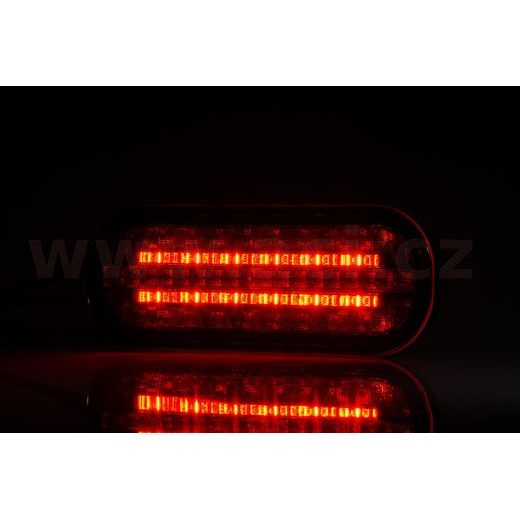 ZADNÍ SVĚTLO LED 195X75 MM, S DYNAMICKÝM SMĚR. SVĚTLEM, 5 PIN BAJONET, L=P