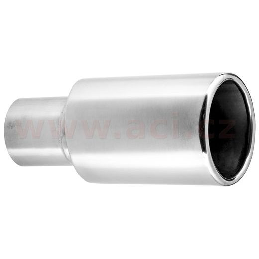 KONCOVKA VÝFUKU NEREZOVÁ OVÁLNÁ, VNITŘNÍ PRŮMĚR 52 MM, PRŮMĚR KONCOVKY 84X70 MM, DÉLKA 178 MM FENNO