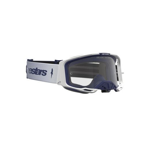 OKULIARE VISION 8 AMBER, ALPINESTARS (MODRÁ/BÍLÁ, ČÍRE PLEXI) 2027