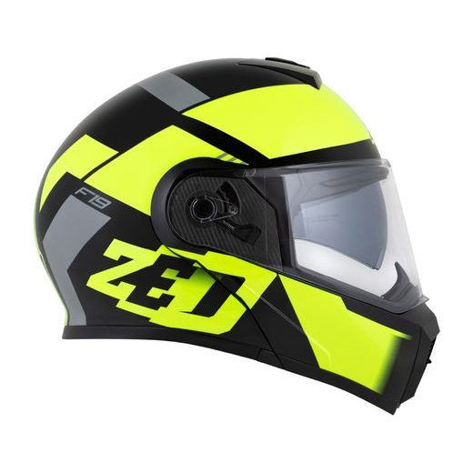 PRILBA F19, ZED (ČERNÁ/ŽLUTÁ FLUO) 2026