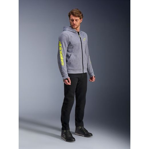 BUNDA CHROME V2 ŠPORT, ALPINESTARS (ŠEDÁ/ŽLUTÁ FLUO) 2026