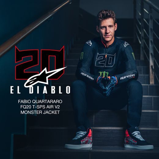 BUNDA T-SPS AIR V2 MONSTER FQ20 KOLEKCE, ALPINESTARS (ČERNÁ/BÍLÁ) 2026